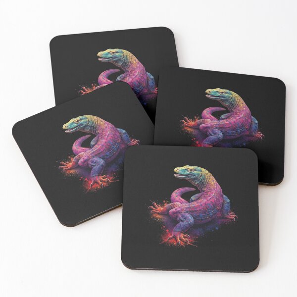 Item preview, Colorful Komodo Dragon Reptile Splash Design designed and sold by Ostericaimusa.