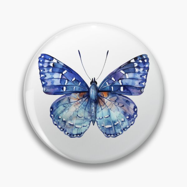 Item preview, Blue Butterfly | Elegant Nature Aesthetic Art designed and sold by Mandayartstudio.