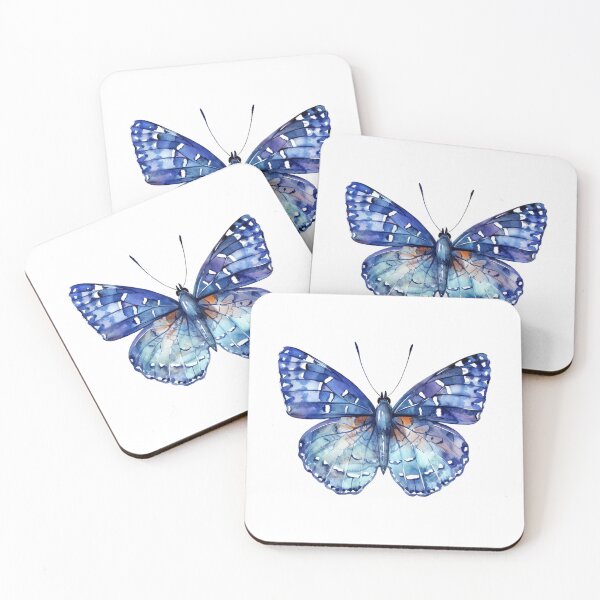 Item preview, Blue Butterfly | Elegant Nature Aesthetic Art designed and sold by Mandayartstudio.