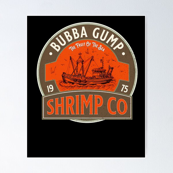 Artikelvorschau,  Bubba Gump Shrimp Co Vintage Logo entworfen und verkauft von Karakullukcu.