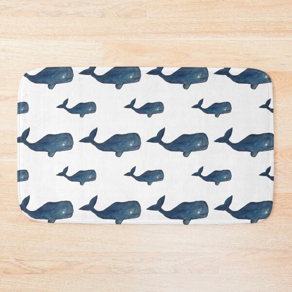 Item preview, Blue Colored Whale designed and sold by AmongTheWillows.