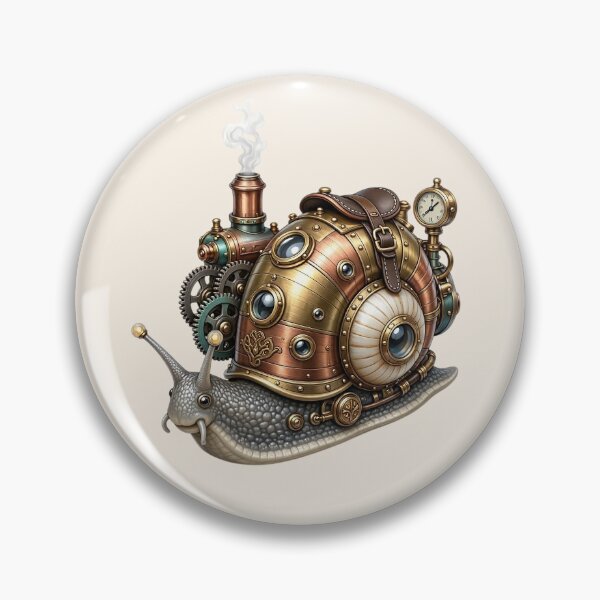 Item preview, Steampunk Snail – Vintage Mechanical Snail designed and sold by SweetLilith.