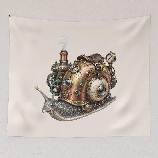 Item preview, Steampunk Snail – Vintage Mechanical Snail designed and sold by SweetLilith.