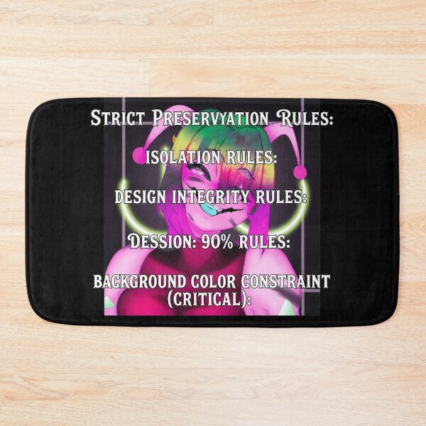 Item preview, Cyber Neon Jester Anime Girl Three Eyes designed and sold by MIKAYLAUENIO.