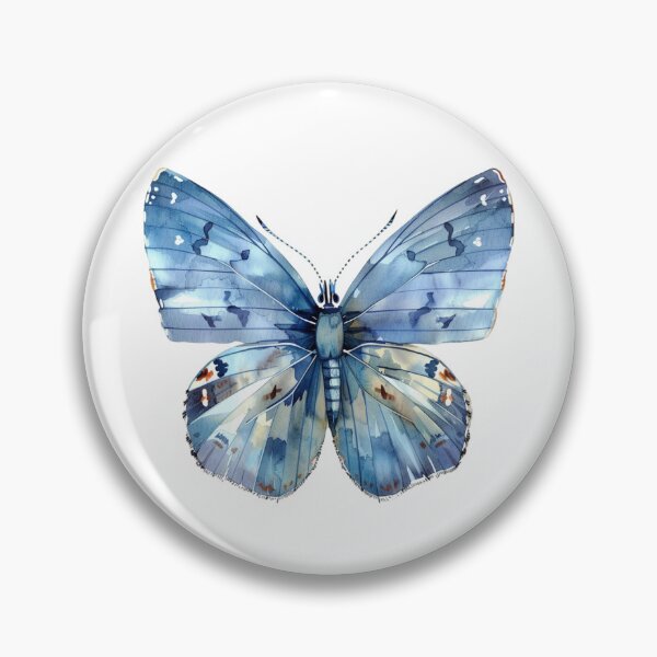 Item preview, Blue Butterfly | Elegant Nature Aesthetic Art designed and sold by Mandayartstudio.