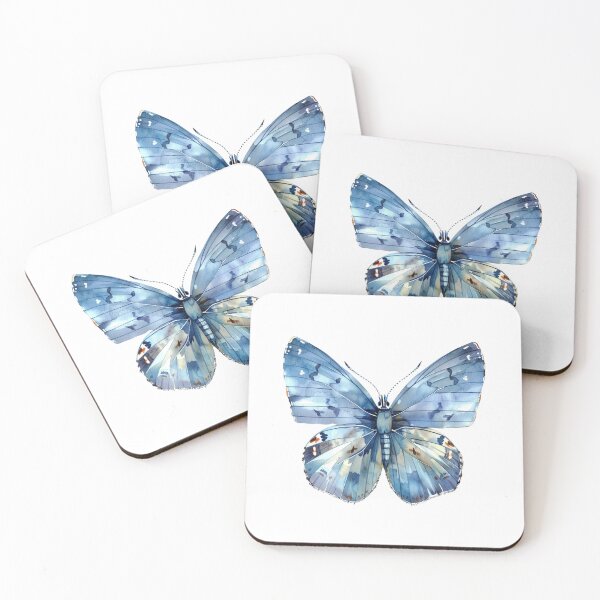 Item preview, Blue Butterfly | Elegant Nature Aesthetic Art designed and sold by Mandayartstudio.