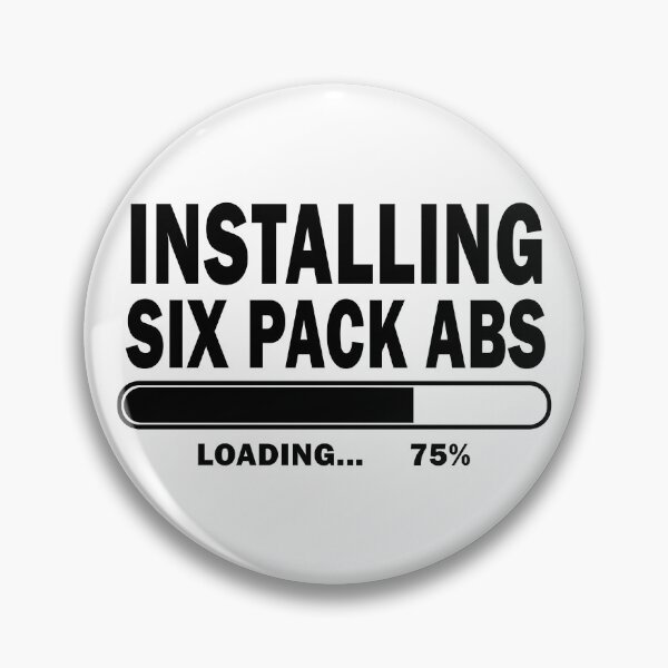 Item preview, Installing Six Pack Abs - T-shirt designed and sold by GeeklyShirts.