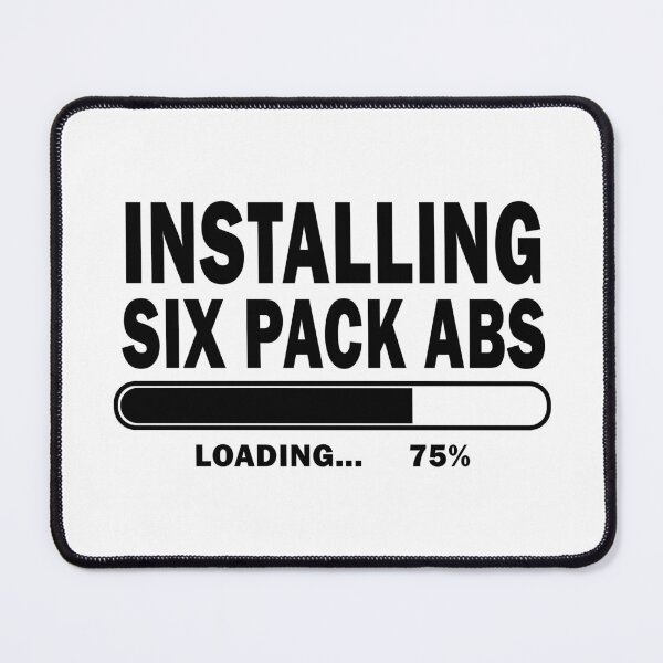 Item preview, Installing Six Pack Abs - T-shirt designed and sold by GeeklyShirts.