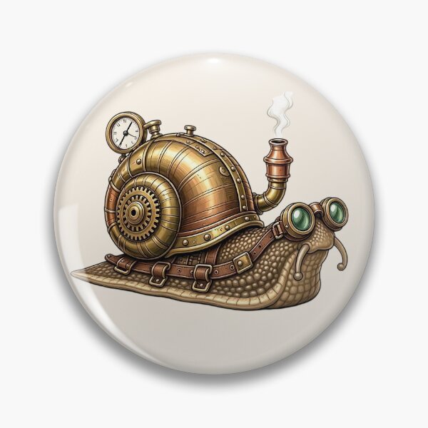 Item preview, Steampunk Snail – Vintage Mechanical Snail designed and sold by SweetLilith.