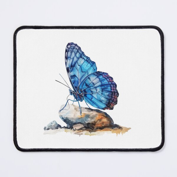 Item preview, Blue Butterfly | Elegant Nature Aesthetic Art designed and sold by Mandayartstudio.