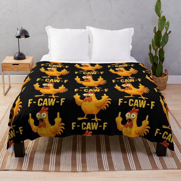 Item preview,  Fcawf Chicken With Middle Finger Funny designed and sold by Karakullukcu.