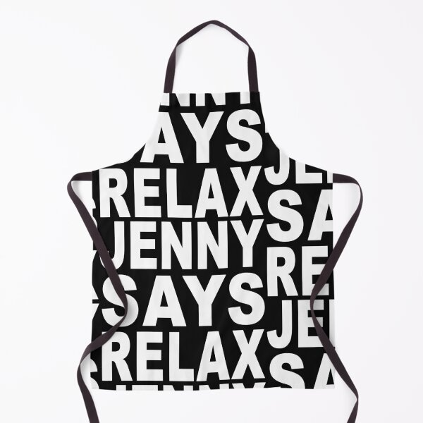 Item preview, Jenny Says Relax White designed and sold by Normbot2000.