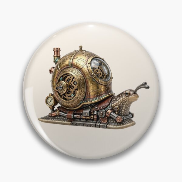 Item preview, Steampunk Snail – Vintage Mechanical Snail designed and sold by SweetLilith.