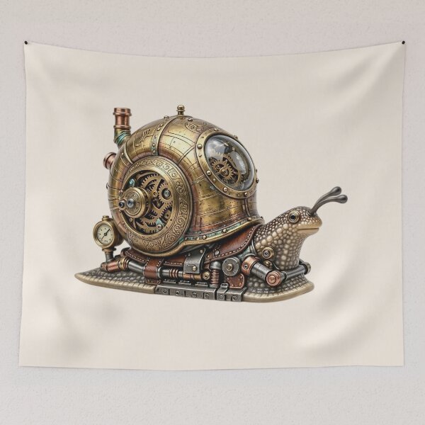 Item preview, Steampunk Snail – Vintage Mechanical Snail designed and sold by SweetLilith.