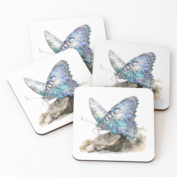 Item preview, Blue Butterfly | Elegant Nature Aesthetic Art designed and sold by Mandayartstudio.
