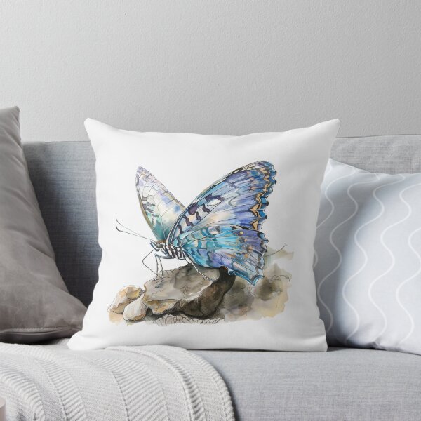 Item preview, Blue Butterfly | Elegant Nature Aesthetic Art designed and sold by Mandayartstudio.