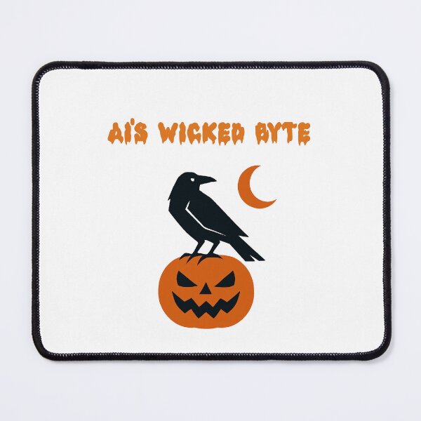Item preview, AI's Wicked Byte Artificial Intelligence Halloween designed and sold by Dreamsartistry.