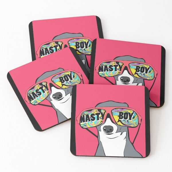 Item preview, Nasty Boy Italian Greyhound Pop Art designed and sold by MIKAYLAUENIO.