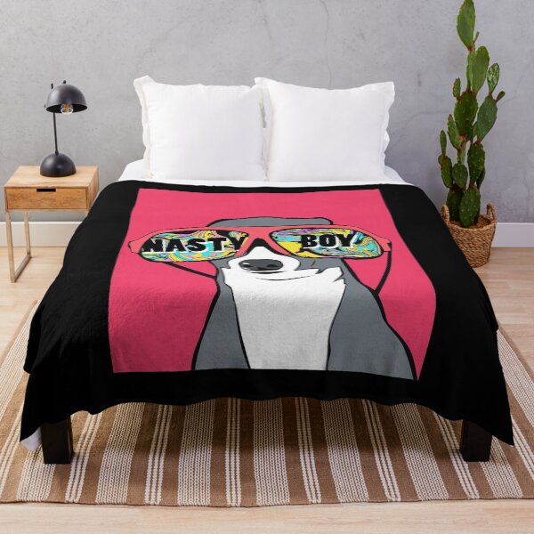 Item preview, Nasty Boy Italian Greyhound Pop Art designed and sold by MIKAYLAUENIO.