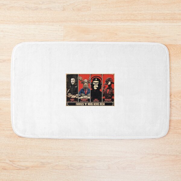 Item preview, Fawkes n Nous News Desk Poster designed and sold by THEDOWNLOADZ.
