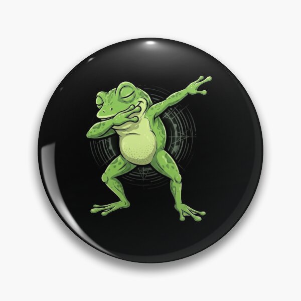 Item preview, Funny Dabbing Frog Dance Pose for Amphibian Lovers designed and sold by MiALopezArt.