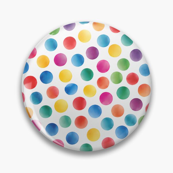 Item preview, Colorful Watercolor Polka Dot Seamless Pattern designed and sold by zenjiinspired.