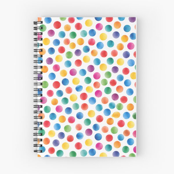 Item preview, Colorful Watercolor Polka Dot Seamless Pattern designed and sold by zenjiinspired.