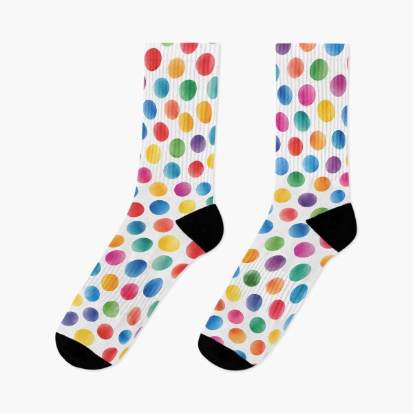 Item preview, Colorful Watercolor Polka Dot Seamless Pattern designed and sold by zenjiinspired.