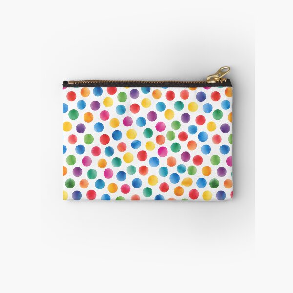 Item preview, Colorful Watercolor Polka Dot Seamless Pattern designed and sold by zenjiinspired.