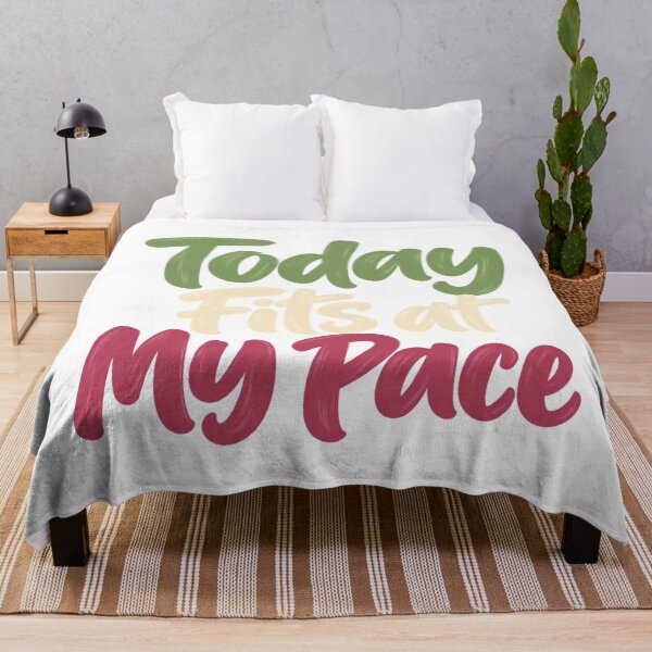 Item preview, Today Fits at My Pace Friendly Brush Lettering designed and sold by Bikivuno.