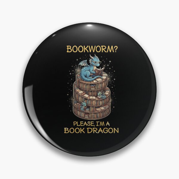 Item preview, Bookworm Please I'm a Book Dragon Cute Fantasy Reader Quote designed and sold by Ostericaimusa.