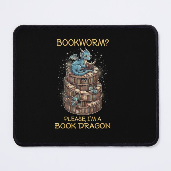 Item preview, Bookworm Please I'm a Book Dragon Cute Fantasy Reader Quote designed and sold by Ostericaimusa.