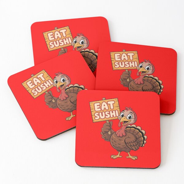 Item preview, Eat Sushi Not Turkey designed and sold by PlanetMarker.