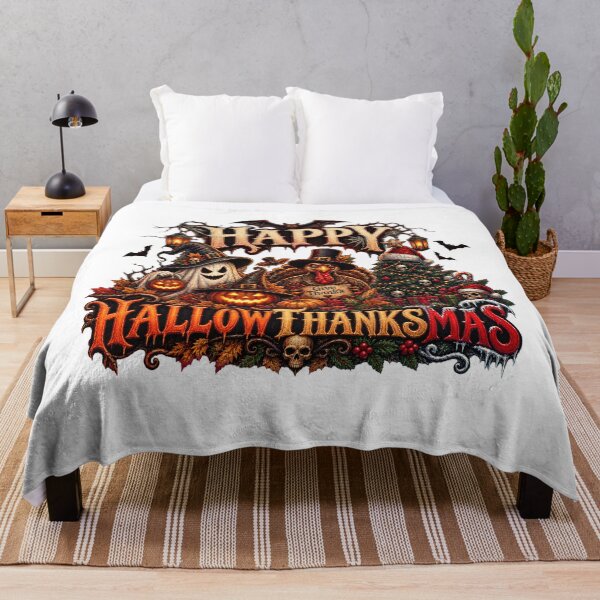 Item preview, Happy Hallothanksmas designed and sold by QuiteOrbit.