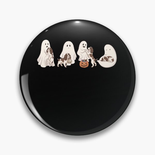 Item preview, English Springer Spaniel Halloween Boo Pumpkin Dog Lover designed and sold by dian-rody-crest.