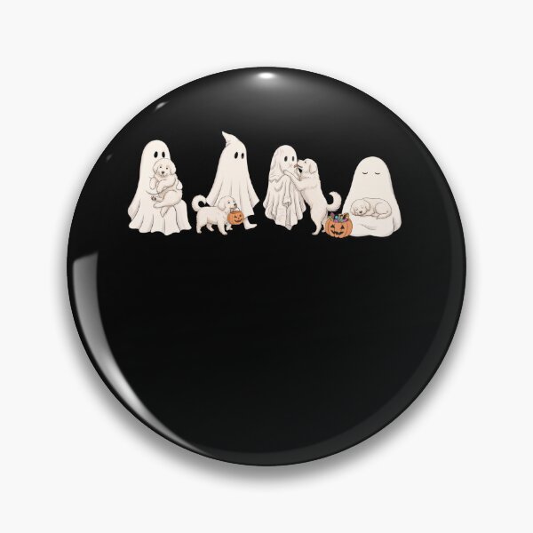 Item preview, Great Pyrenees Halloween Boo Pumpkin Dog Lover designed and sold by dian-rody-crest.