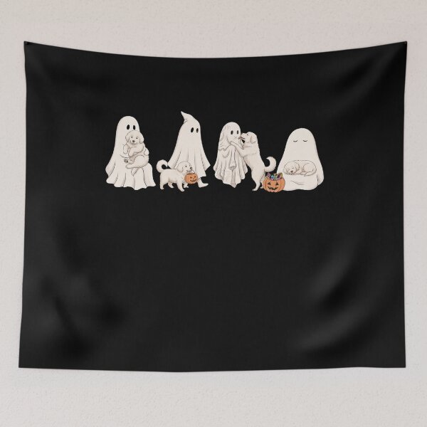 Item preview, Great Pyrenees Halloween Boo Pumpkin Dog Lover designed and sold by dian-rody-crest.