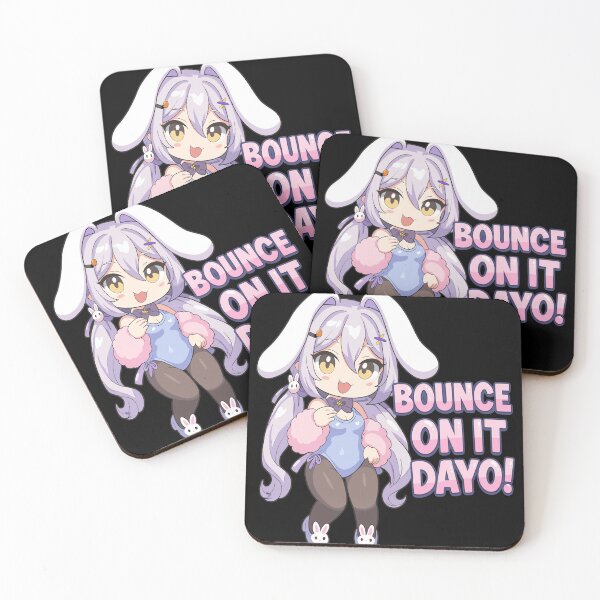 Item preview, Chibi Rabbit Girl Bounce Dayo Anime Fan designed and sold by MIKAYLAUENIO.