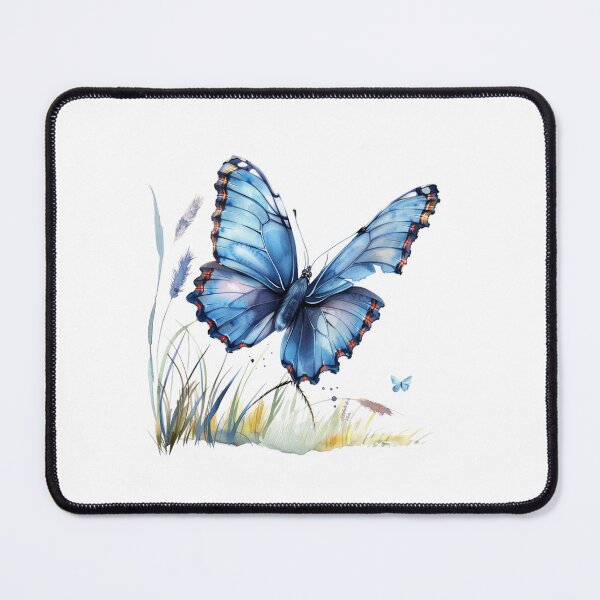 Item preview, Blue Butterfly | Elegant Nature Aesthetic Art designed and sold by Mandayartstudio.