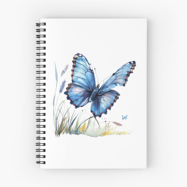 Item preview, Blue Butterfly | Elegant Nature Aesthetic Art designed and sold by Mandayartstudio.