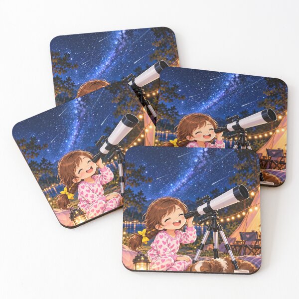 Item preview, Kenzie Stargazing Cartoon Character Design designed and sold by Kenzie & Co.
