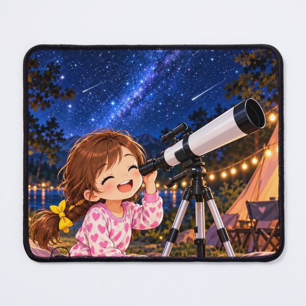 Item preview, Kenzie Stargazing Cartoon Character Design designed and sold by Kenzie & Co.