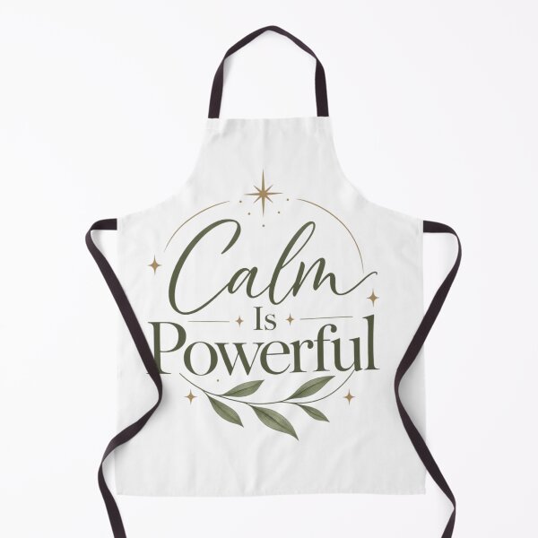 Item preview, Calm Is Powerful – Minimalist Self Care & Inner Peace Quote designed and sold by Sanika arts .