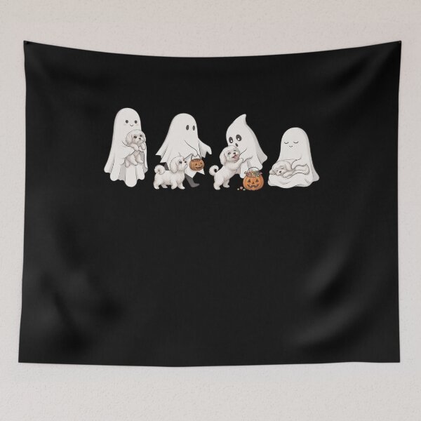 Item preview, Maltese Halloween Boo Pumpkin Dog Lover designed and sold by dian-rody-crest.