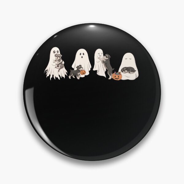 Item preview, Miniature Schnauzer Halloween Boo Pumpkin Dog Lover designed and sold by dian-rody-crest.