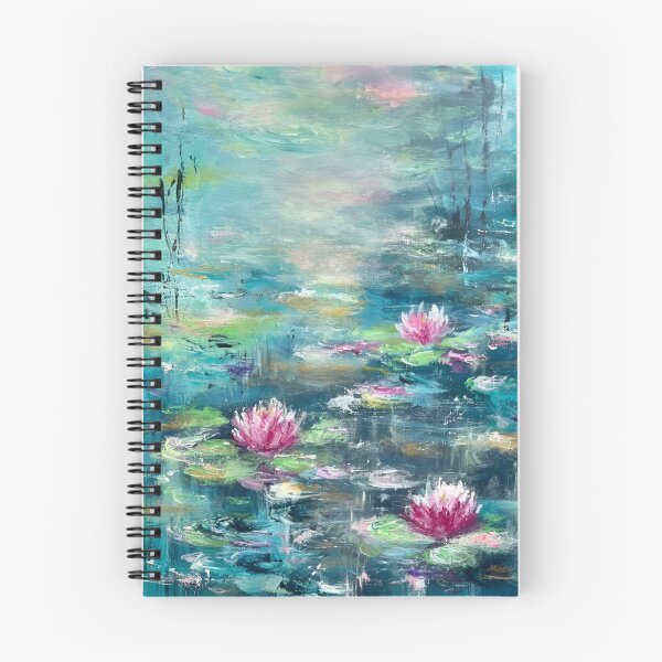 Item preview, Water Lilies by Claude Monet Fan Art Watercolor Painting Vintage Botanical Floral Flowers Nature Digital Illustration designed and sold by Matt_Smith.