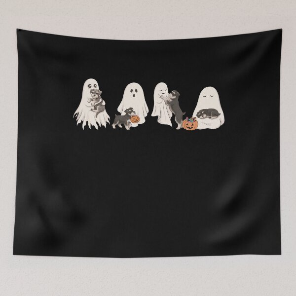 Item preview, Miniature Schnauzer Halloween Boo Pumpkin Dog Lover designed and sold by dian-rody-crest.