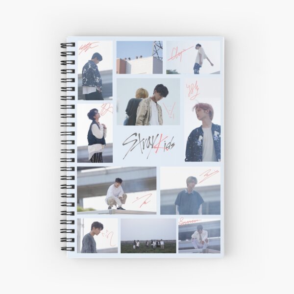 Stray Kids Lightstick Spiral Notebook by FireHair