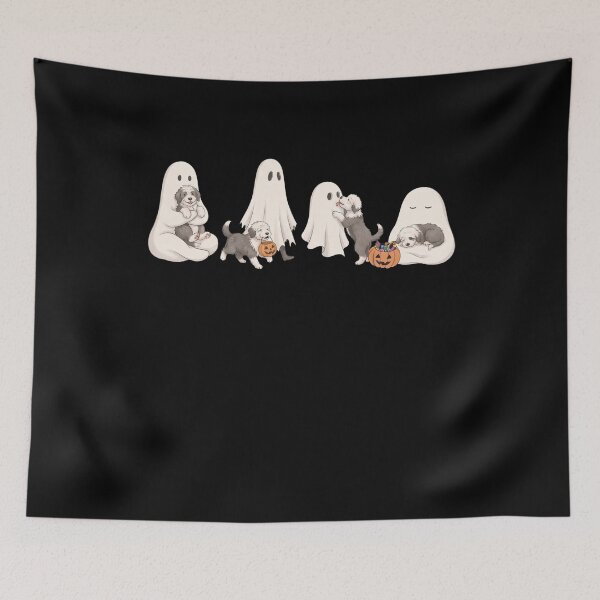 Item preview, Old English Sheepdog Halloween Boo Pumpkin Dog Lover designed and sold by dian-rody-crest.