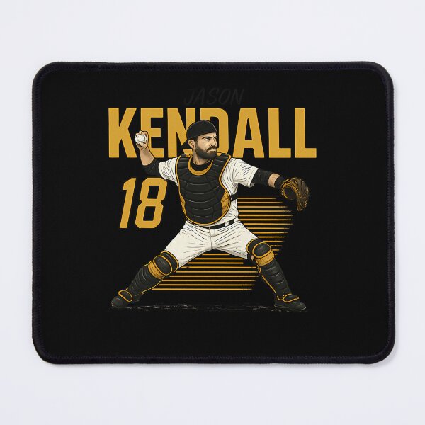 Item preview, Jason Kendall Baseball Catcher Player Sports Art designed and sold by HaletteGagnon.
